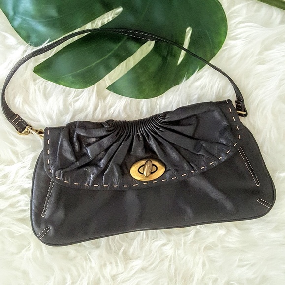 kate landry black purse